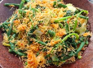 Foto resep Urap Sayur Jawa Bumbu Kelapa Sangrai (Gurih, Pedas, Manis)