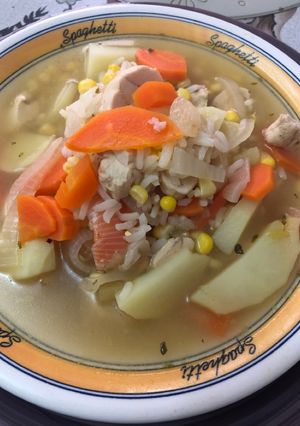 Una foto de Caldo de verduras
