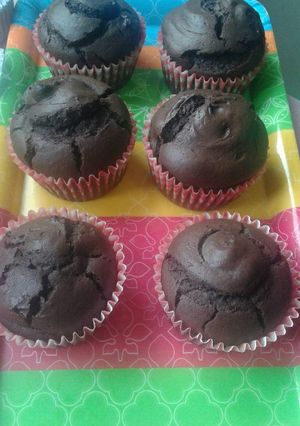 Una foto de Cupcake de chocolate