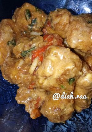 Foto resep Ayam Fillet Saus Telur Asin Instan