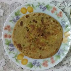 Mooli paratha A picture of Mooli paratha.