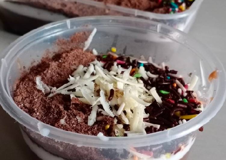 Resep Oreo Puding Coklat Lumer (3 Layer), Bikin Ngiler