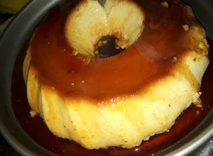 Una foto de Flan caserito