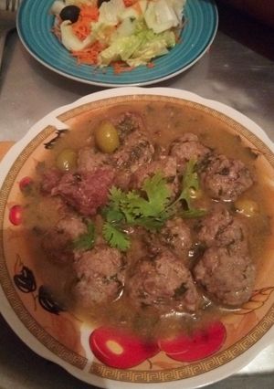 صورة لوصفة مثوم بالزيتون