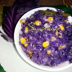 Cabbage Corn stir-fry A picture of Cabbage Corn stir-fry.