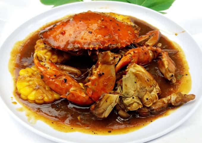 Kepiting saus lada hitam