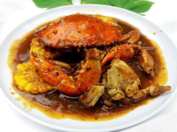 Langkah Gampang Membuat Resep Kepiting saus lada hitam yang Bisa Manjain Lidah Anti Ribet, Mantap Sekali