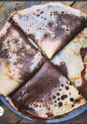 Une photo de Crêpes marbrées