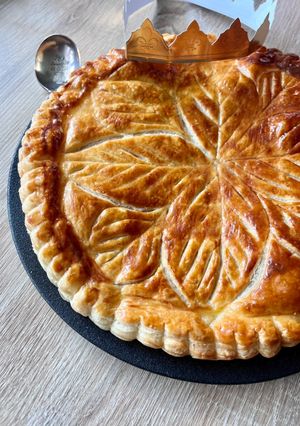 A picture of Pithiviers or Easy Quick Galette des Rois.