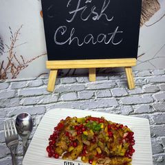 A picture of Lemon Garlic Smoked Tuna Chaat.