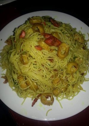 Hình của món Bún Mỳ Căn Xào Nghệ.