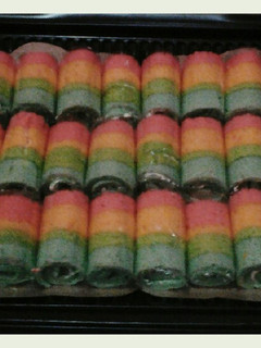 Foto resep Mini Rainbow roll cake/bolu gulung pelangi mini