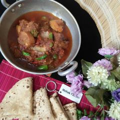 A picture of Chicken jhat phat karahi.