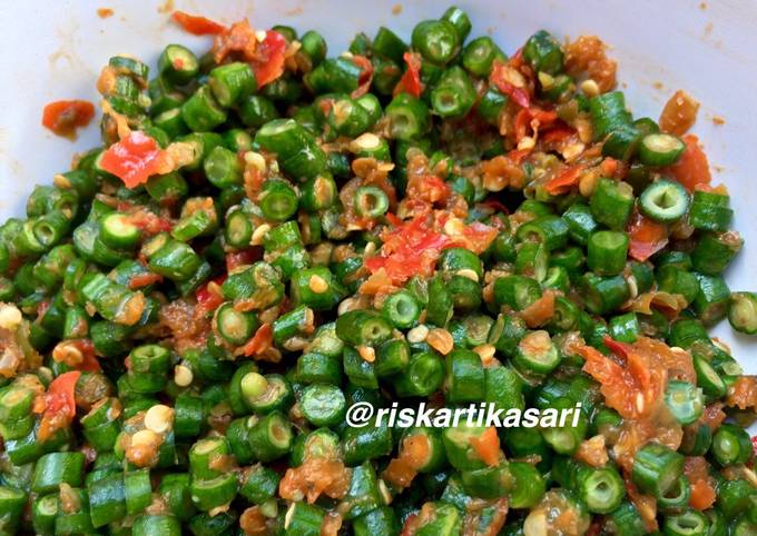 Resep Sambal Mentah Kacang Panjang oleh Riska Kartika Sari ...