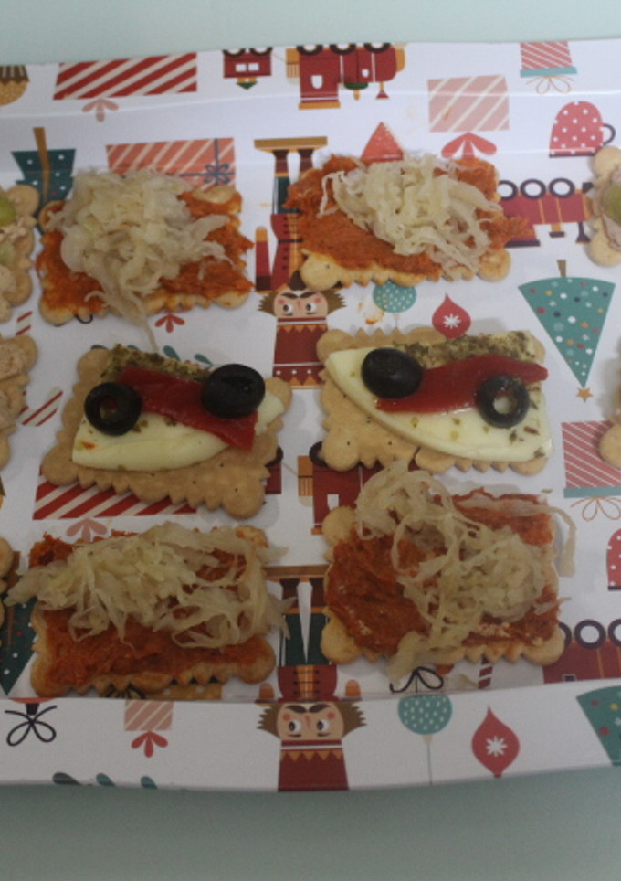 Una foto de Cenando con galletas