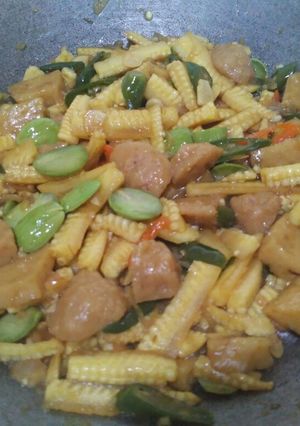 Foto resep Tumis Putren Baso Petai