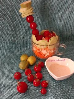 عکسی از دستور سالاد کلم سفید و هویج