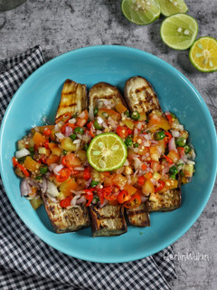 Foto resep Terong Bakar Sambal Dabu Dabu