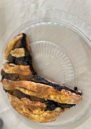 Szilvalekváros krumplis lepény recept fotója