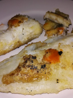 Una foto de Bacalao plancha