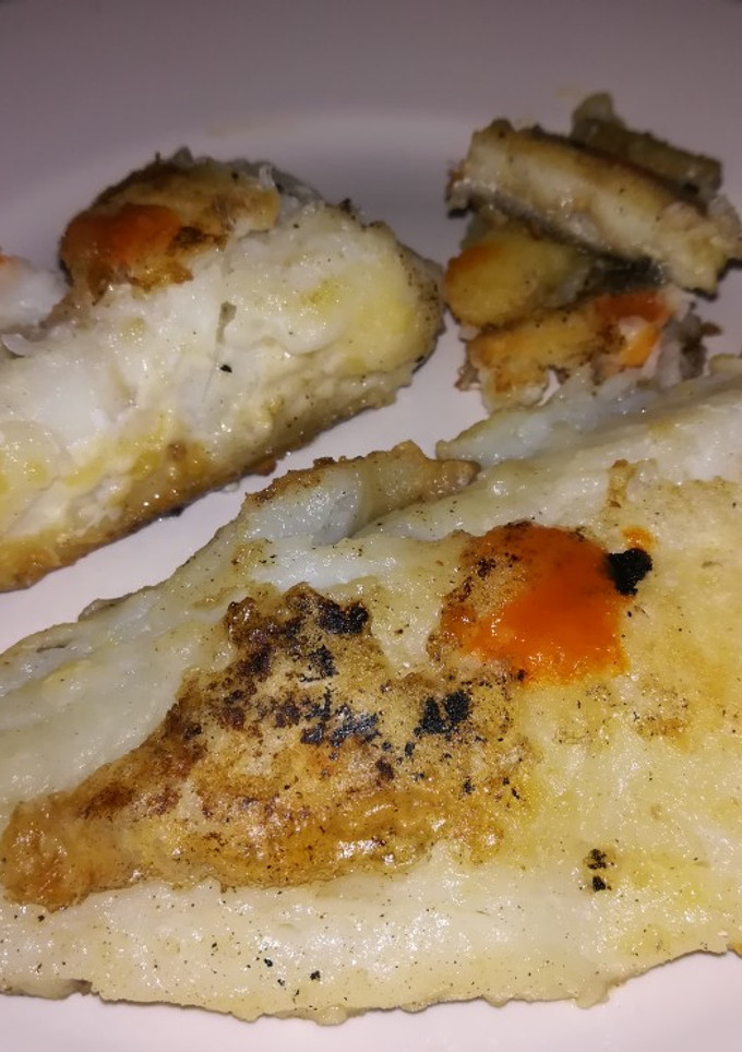 Una foto de Bacalao plancha