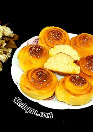 عکسی از دستور نان چند لایه کره ای 😋😍