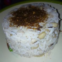 A picture of Shinkafa da wake.