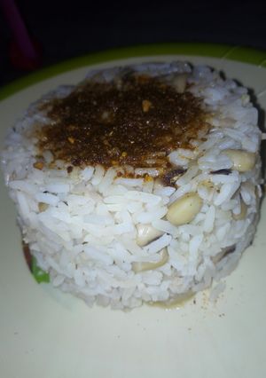 A picture of Shinkafa da wake.