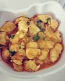 Pollo al curry con leche de coco