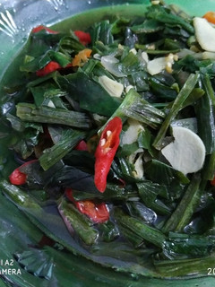 Foto resep Tumis genjer pedas sederhana