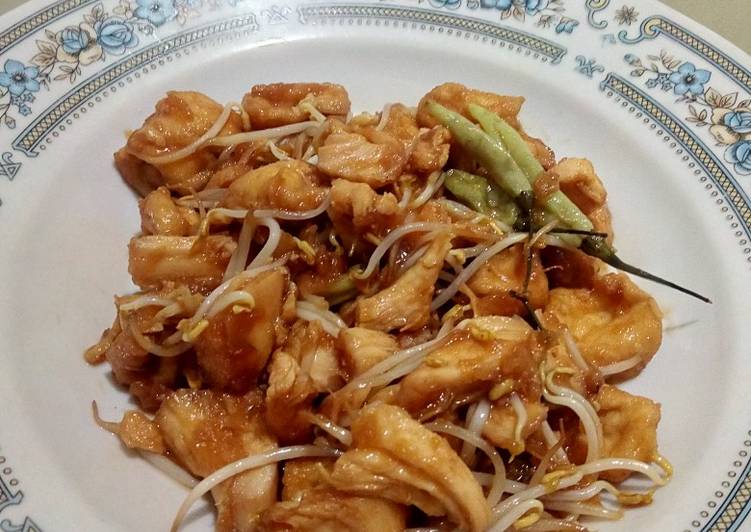 Tumis Ayam Tahu Taoge Tumis Ayam Tahu Taoge