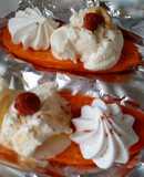 Батат (запечений десертний) з морозивом