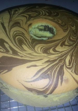 Foto resep Bolu marmer pandan pak sahak