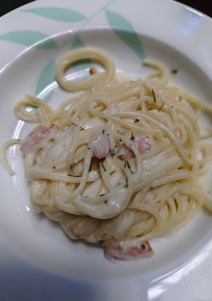 Foto resep Spaghetti carbonara