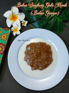 Foto resep 382. Bubur Ganepo (Bubur Singkong Gula Merah)