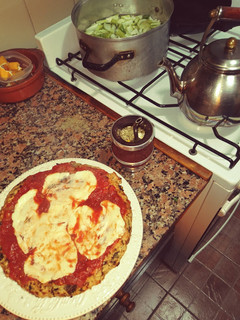 Una foto de Pizza de Avena Vegana