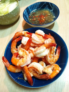 白酒蒜蓉蝦 的食譜成品照片
