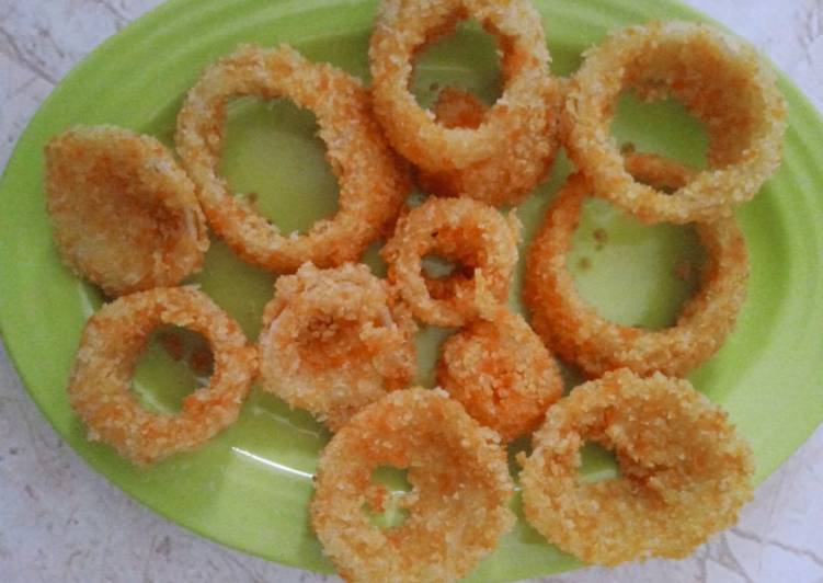 Resep Onion Rings Crispy Anti Gagal