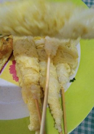 Foto resep Sate telur bihun gulung (+tips anti gagal)