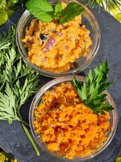 Sárgarépás kence (vegán) recept fotója