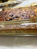 Torta de banano con arándanos y queso cottage 👌🏻 una fuente rica en proteína