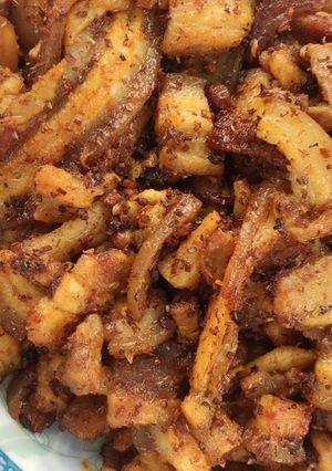 Hình của món Bao nhiêu cơm cũng hết với món thịt ba rọi rang sả ớt ngon bá cháy!.