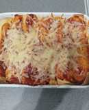 Enchiladas de frango gratinadas