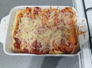 Foto de Enchiladas de frango gratinadas