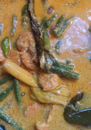Foto resep Gulai udang kacang panjang😍