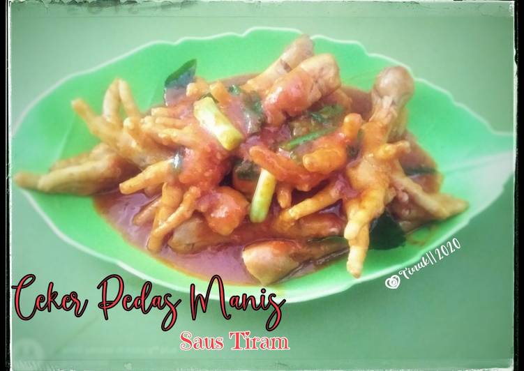 33. Ceker Pedas Manis Saus Tiram