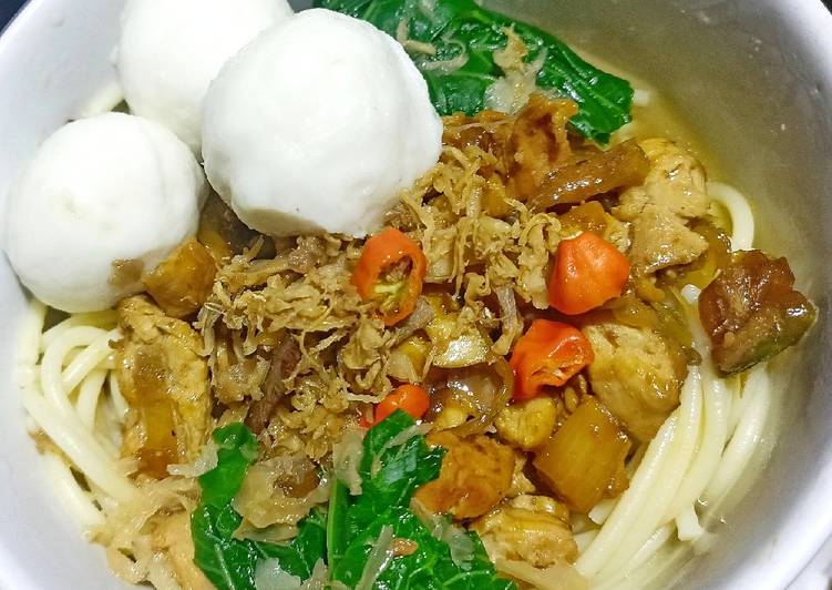 Resep Terbaik Mie ayam sehat Tanpa Mie (menu diet) Ala Warteg