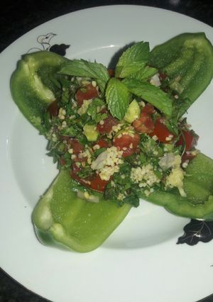 عکسی از دستور سالاد تبوله لبنانی