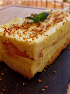 Una foto de Tiramisú de limón (sin gluten)