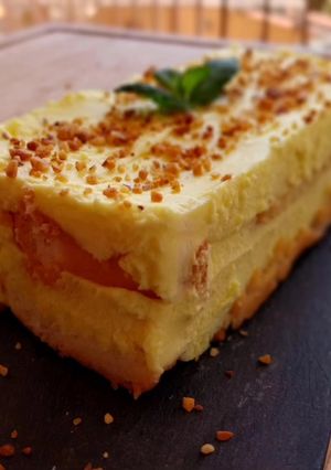 Una foto de Tiramisú de limón (sin gluten)